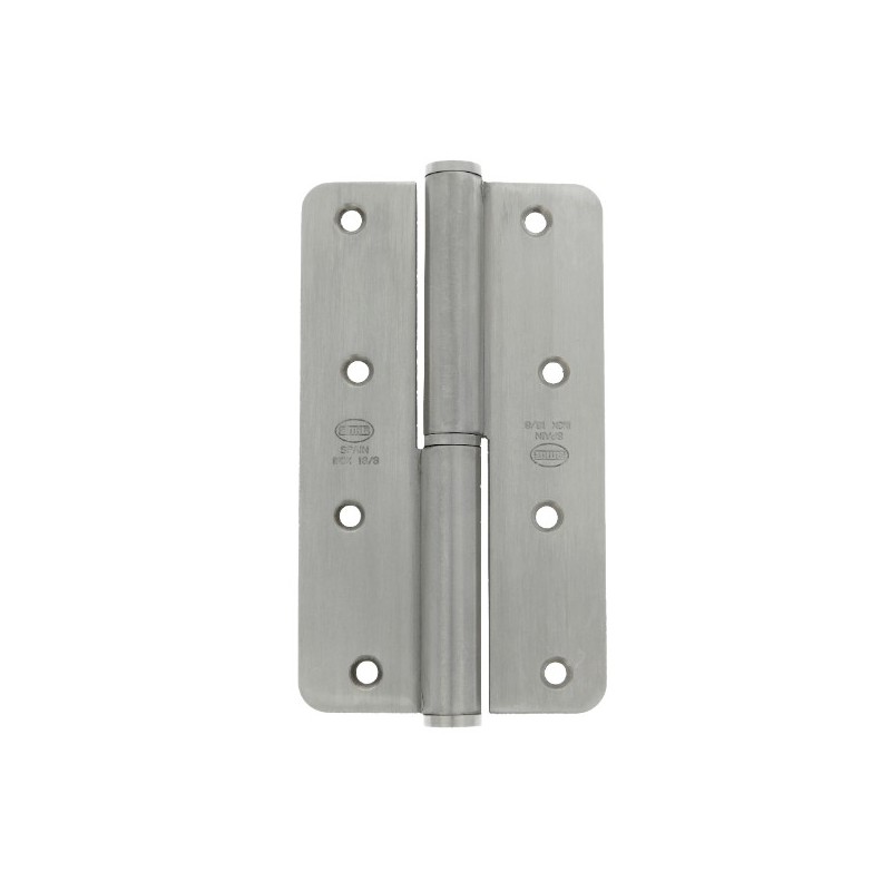 AMIG 5113  
 Pernio 429  
 140 x 80 x 3 mm  
 Acero inoxidable 18/8  
 Mate - Derecha