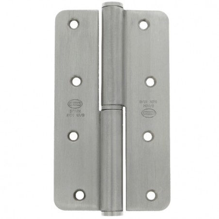 AMIG 5113  
 Pernio 429  
 140 x 80 x 3 mm  
 Acero inoxidable 18/8  
 Mate - Derecha