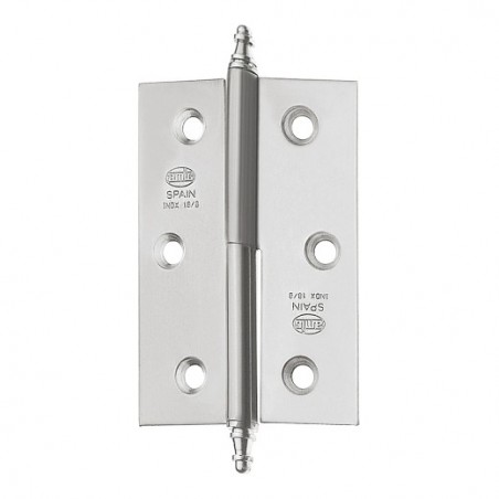 AMIG 5127  
 Bisagra 2006  
 60 x 40 x 1,5 mm  
 Acero inoxidable 18/8  
 Mate - Izquierda