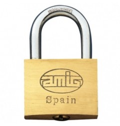 AMIG 5145  
 Candado 120  
 60 mm  
 Latón  
 Mate