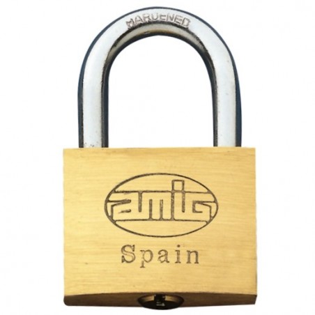 AMIG 5145  
 Candado 120  
 60 mm  
 Latón  
 Mate