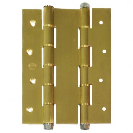AMIG 5178  
 Bisagra doble acción 3032  
 180 x 133 x 4 mm  
 Latón  
 Mate