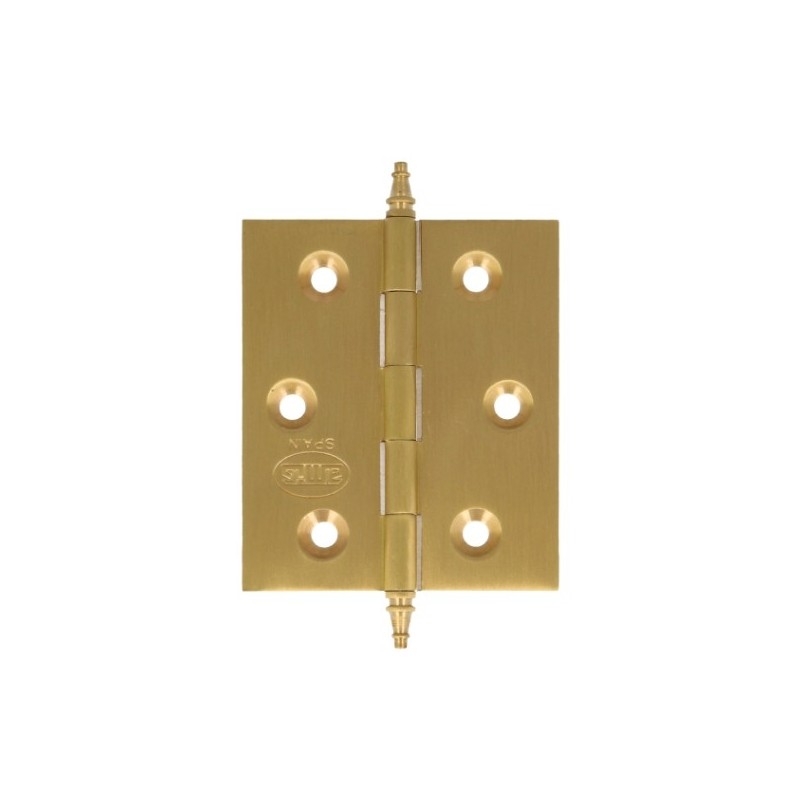 AMIG 5209  
 Bisagra 1003  
 60 x 50 x 2 mm  
 Latón  
 Mate