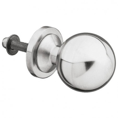 AMIG 5236  
 Pomo puerta de entrada 10  
 Ø60 mm  
 Acero inoxidable 18/8  
 Mate