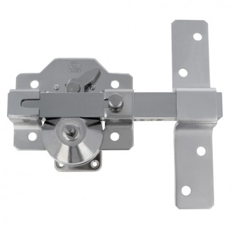 AMIG 5349  
 Cerrojo de seguridad 2  
 88 x 153 mm  
 Acero  
 Cromado brillo