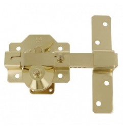 AMIG 5351  
 Cerrojo de seguridad 2  
 105 x 170 mm  
 Acero  
 Oro