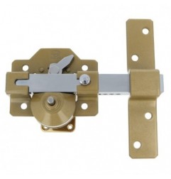 AMIG 5353  
 Cerrojo de seguridad 2  
 105 x 170 mm  
 Acero  
 Martelé