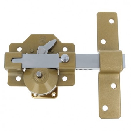 AMIG 5353  
 Cerrojo de seguridad 2  
 105 x 170 mm  
 Acero  
 Martelé