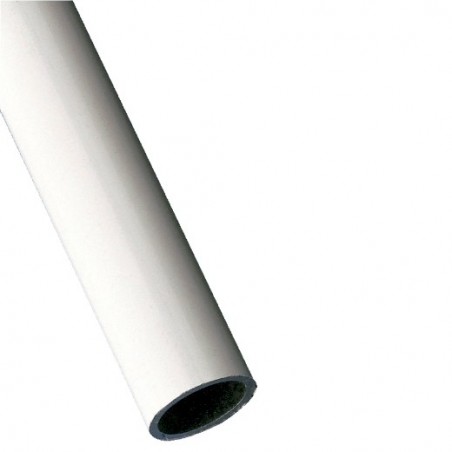 AMIG 539  
 Tubo armario 2  
 Ø16 x 1,5 mm  
 Aluminio  
 Blanco
