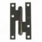 AMIG 544  
 Pernio 403  
 95 x 52 x 2 mm  
 Acero  
 Negro - Derecha