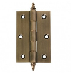 AMIG 5480  
 Bisagra 1008  
 100 x 70 x 3 mm  
 Latón  
 Cuero