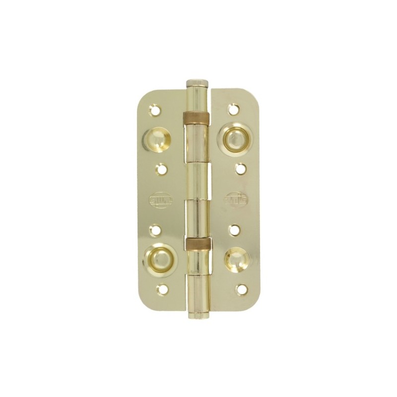 AMIG 5497  
 Bisagra seguridad 569  
 150 x 82 x 3 mm  
 Acero  
 Latonado barnizado