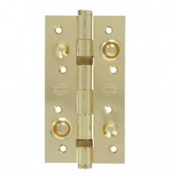 AMIG 5498  
 Bisagra seguridad 570  
 150 x 82 x 3 mm  
 Acero  
 Latonado barnizado