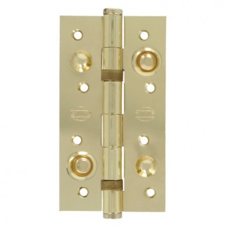 AMIG 5498  
 Bisagra seguridad 570  
 150 x 82 x 3 mm  
 Acero  
 Latonado barnizado