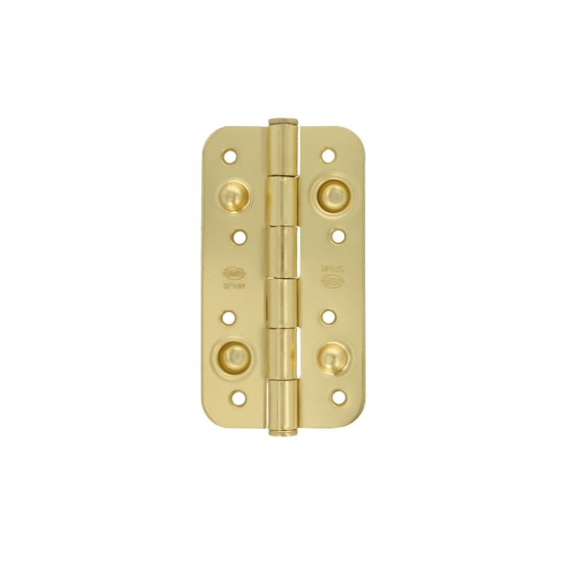 AMIG 5499  
 Bisagra seguridad 571  
 150 x 82 x 3 mm  
 Acero  
 Latonado barnizado