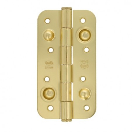 AMIG 5499  
 Bisagra seguridad 571  
 150 x 82 x 3 mm  
 Acero  
 Latonado barnizado
