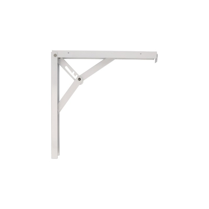 AMIG 5563  
 Palomilla abatible 8  
 200 mm (8'')  
 Acero  
 Blanco