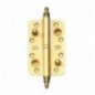 AMIG 5580  
 Pernio 516  
 120 x 80 x 4 mm  
 Latón  
 Mate - Izquierda