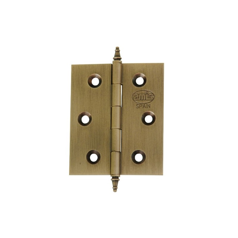 AMIG 5602  
 Bisagra 1003  
 70 x 50 x 2 mm  
 Latón  
 Cuero