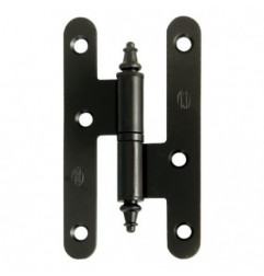 AMIG 5618  
 Pernio 408  
 80 x 41 x 1,5 mm  
 Acero  
 Negro - Izquierda
