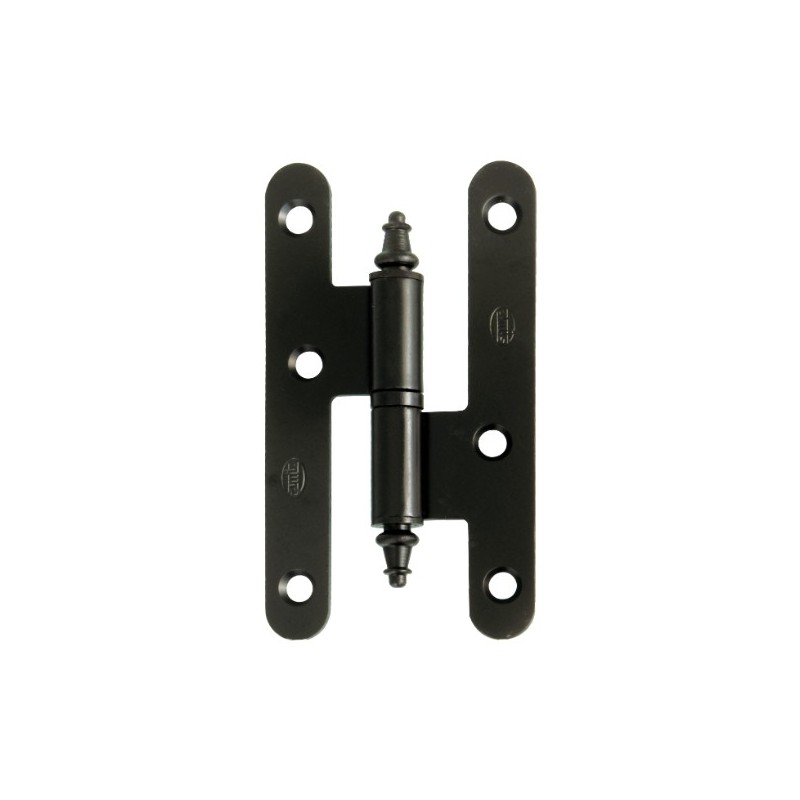 AMIG 5618  
 Pernio 408  
 80 x 41 x 1,5 mm  
 Acero  
 Negro - Izquierda
