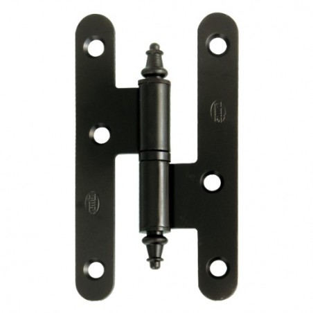 AMIG 5618  
 Pernio 408  
 80 x 41 x 1,5 mm  
 Acero  
 Negro - Izquierda
