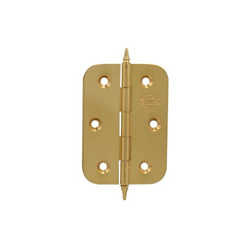 AMIG 5631  
 Bisagra 1030  
 60 x 40 x 2 mm  
 Latón  
 Pulido