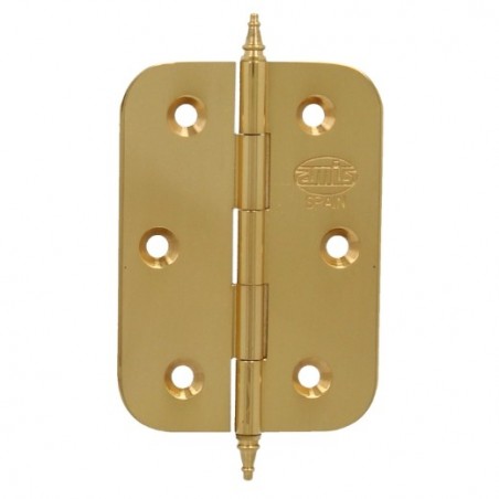 AMIG 5631  
 Bisagra 1030  
 60 x 40 x 2 mm  
 Latón  
 Pulido