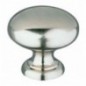 AMIG 5683  
 Pomo 320  
 Ø30 x 27 mm  
 Zamak  
 Níquel cepillado