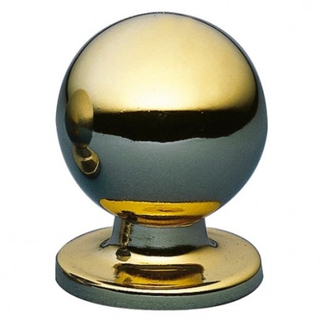 AMIG 5754  
 Pomo 710  
 Ø25 x 32 mm  
 Zamak  
 Oro