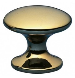 AMIG 5755  
 Pomo 720  
 Ø30 x 25 mm  
 Zamak  
 Oro