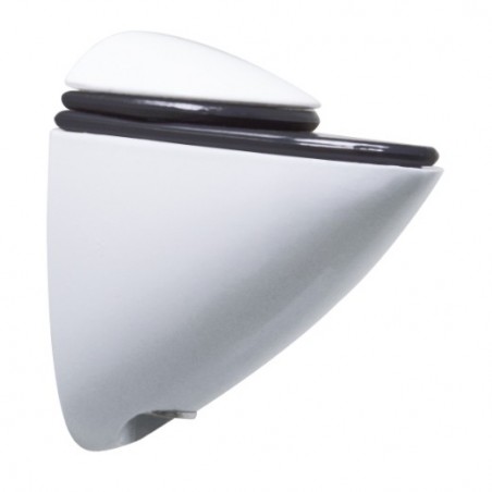 AMIG 5772  
 Soporte baldas 42  
 75 x 35 x 70 mm  
 Zamak  
 Blanco
