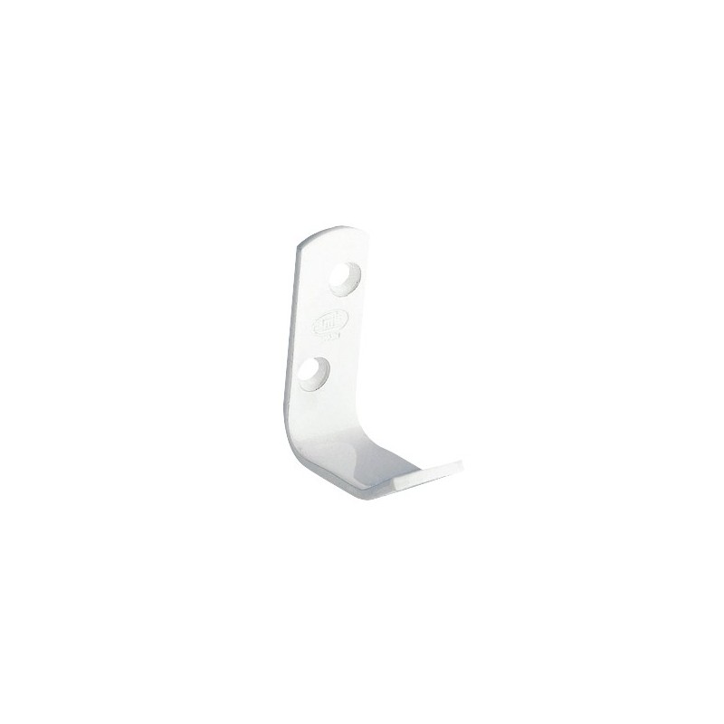 AMIG 5780  
 Colgador 10  
 50 x 18 mm  
 Acero  
 Blanco