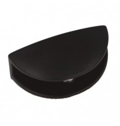 AMIG 5800  
 Soporte baldas 32  
 19 x 38 mm  
 Zamak  
 Negro