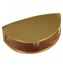 AMIG 5801  
 Soporte baldas 32  
 19 x 38 mm  
 Zamak  
 Oro