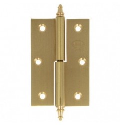 AMIG 5804  
 Bisagra 1007  
 100 x 70 x 3 mm  
 Latón  
 Mate - Izquierda