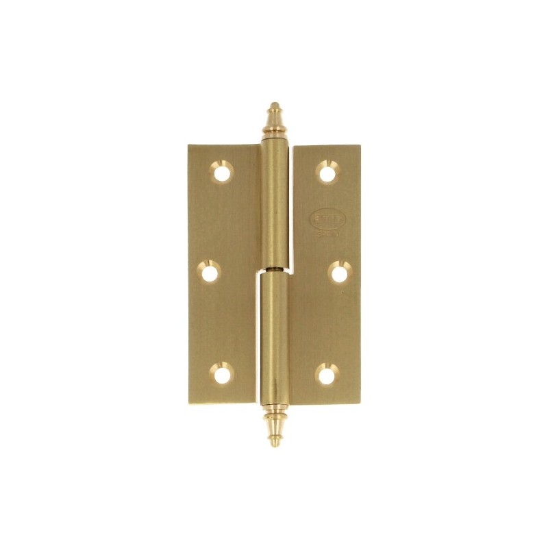 AMIG 5804  
 Bisagra 1007  
 100 x 70 x 3 mm  
 Latón  
 Mate - Izquierda