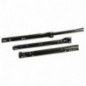 AMIG 5833  
 Guía para cajón con rodillos 24  
 600 x 37 mm  
 Acero  
 Negro