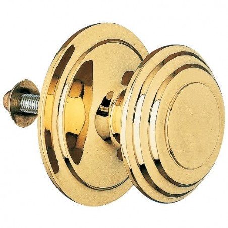 AMIG 5845  
 Pomo puerta de entrada 13  
 Ø76 mm  
 Latón  
 Pulido