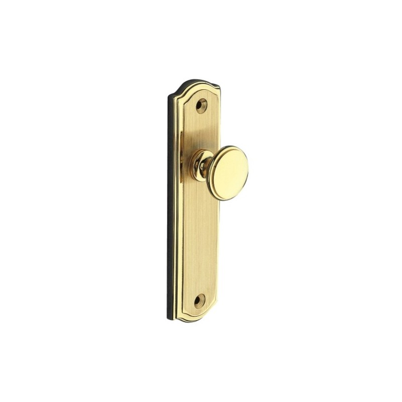 AMIG 5903  
 Escudo tirador 22  
 118 x 30 mm  
 Latón  
 Pulido/Cepillado