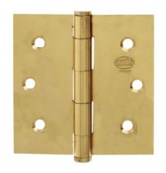 AMIG 5945  
 Bisagra 3010  
 4'' x 4'' (101 x 101 x 2,4 mm)  
 Latón  
 Pulido