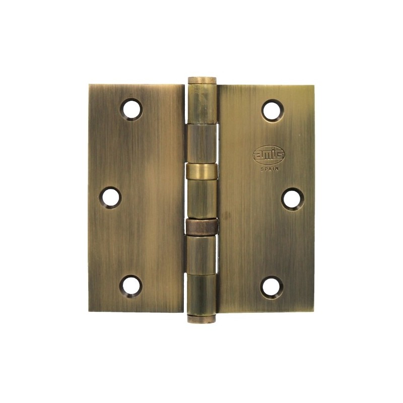 AMIG 5948  
 Bisagra 3012  
 4'' x 4'' (101 x 101 x 2,4 mm)  
 Latón  
 Cuero