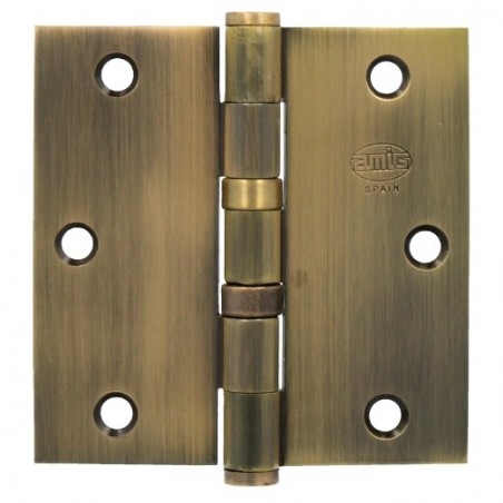 AMIG 5948  
 Bisagra 3012  
 4'' x 4'' (101 x 101 x 2,4 mm)  
 Latón  
 Cuero