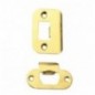 AMIG 5954  
 Soporte picaporte 8  
 60 x 38 mm  
 Acero  
 Latonado barnizado