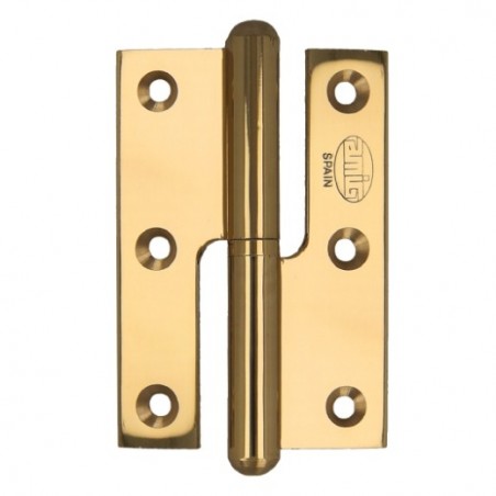 AMIG 5980  
 Pernio 601  
 3,5''  
 Latón  
 Pulido - Derecha