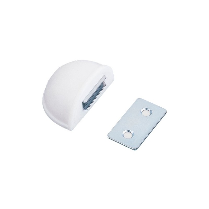 AMIG 5989  
 Tope puerta 403  
 Ø48 mm  
 Plástico  
 Blanco