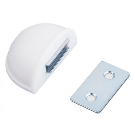 AMIG 5989  
 Tope puerta 403  
 Ø48 mm  
 Plástico  
 Blanco