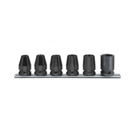 720FTX/SB6 Juego de 6 vasos de impacto de 1/2&quot, Torx&reg,, en soporte