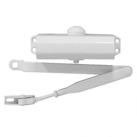 AMIG 6055  
 Cierrapuertas 777  
 Fuerza 2/3/4  
 Aluminio  
 Blanco