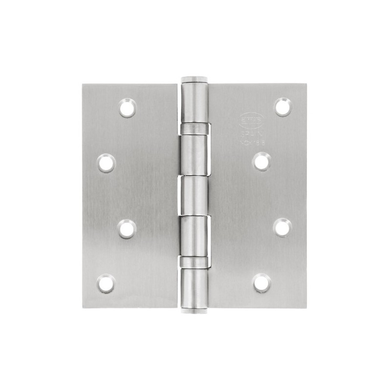 AMIG 6061  
 Bisagra 2012  
 3,5'' x 3,5'' (89 x 89 x 2,3 mm)  
 Acero inoxidable 18/8  
 Mate